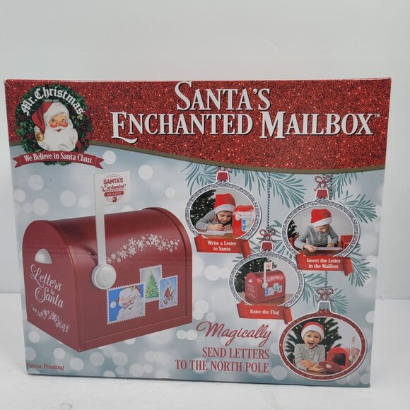 Mr. Christmas Santa's Enchanted Mailbox With Magical Sound NWB - Picture 1 of 12